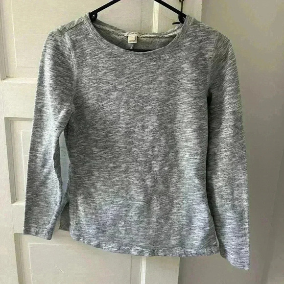 j.Crew‎ gray pullover sweater crewneck - Picture 1 of 4